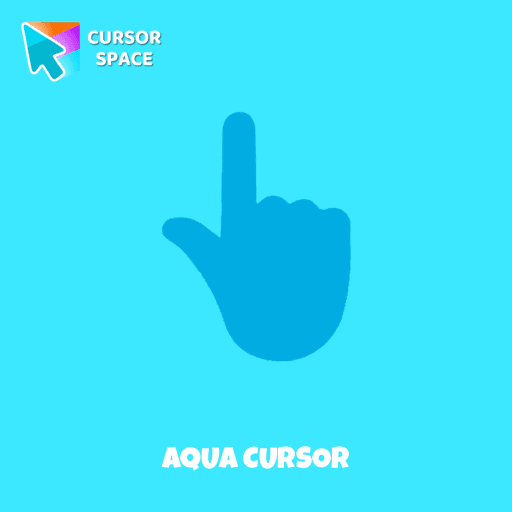 Aqua cursor pointer cursor